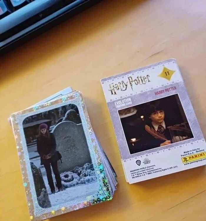 Lot de 5 cartes panini - Harry Potter Evolution Trading Cards (part 1: base)
