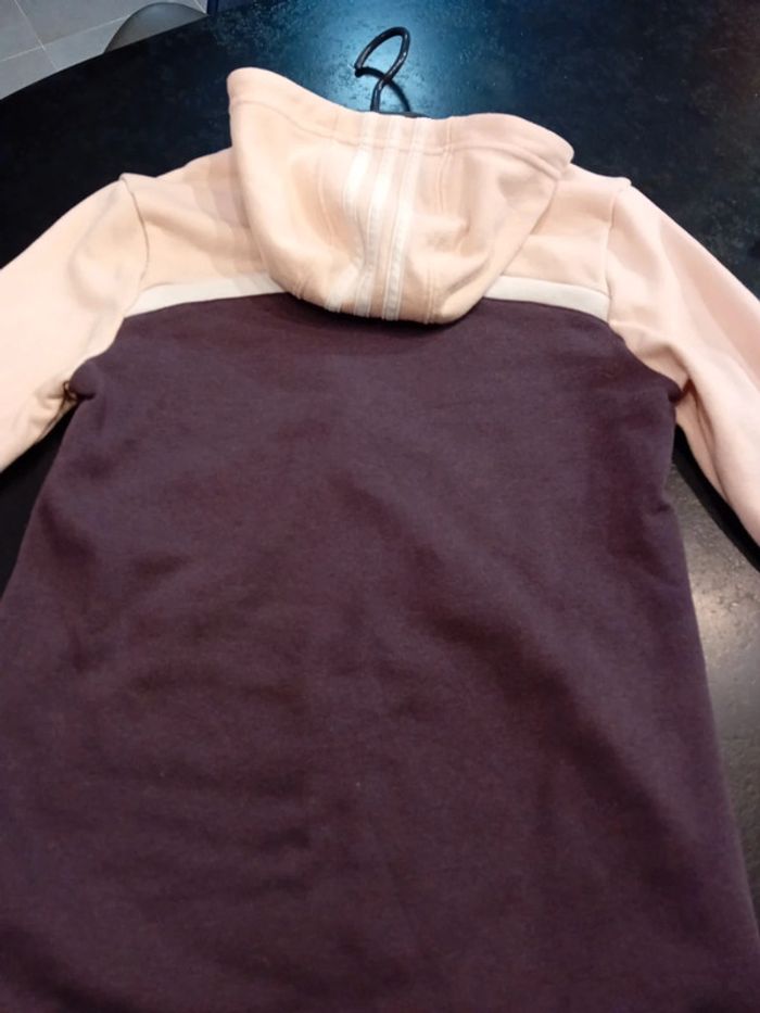 Veste Adidas Fille 13/14 ans Rose Violet Blanc - photo numéro 14