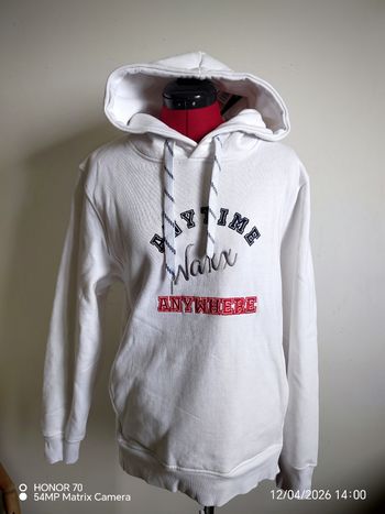 Sweat a capuche molletonné 