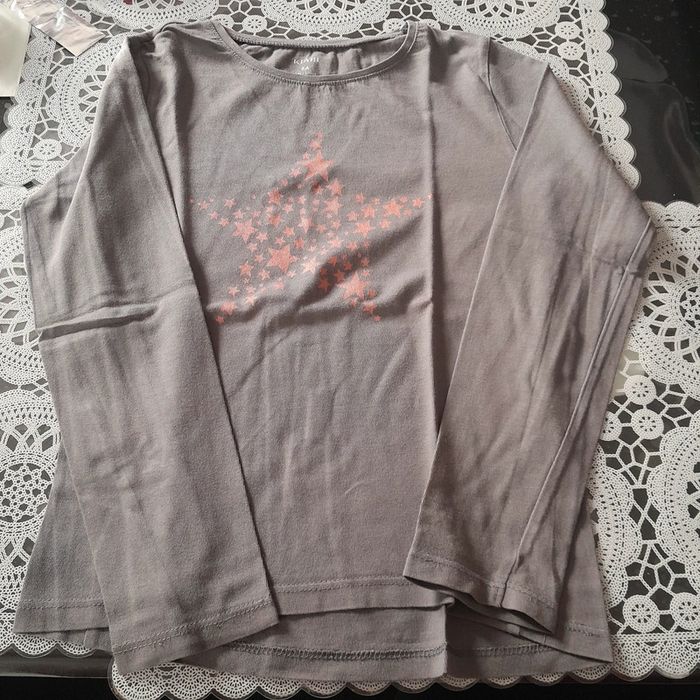 T shirt manches longues kiabi 8 ans
