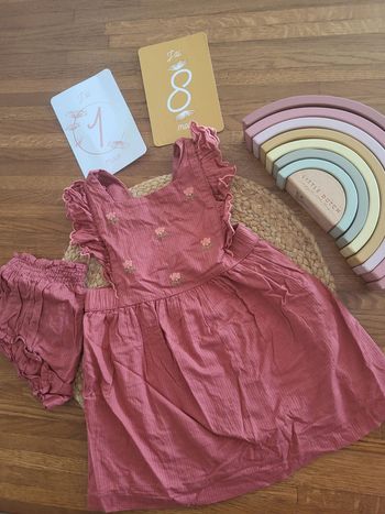 🌸Robe + culotte 18 mois 81 cms kiabi