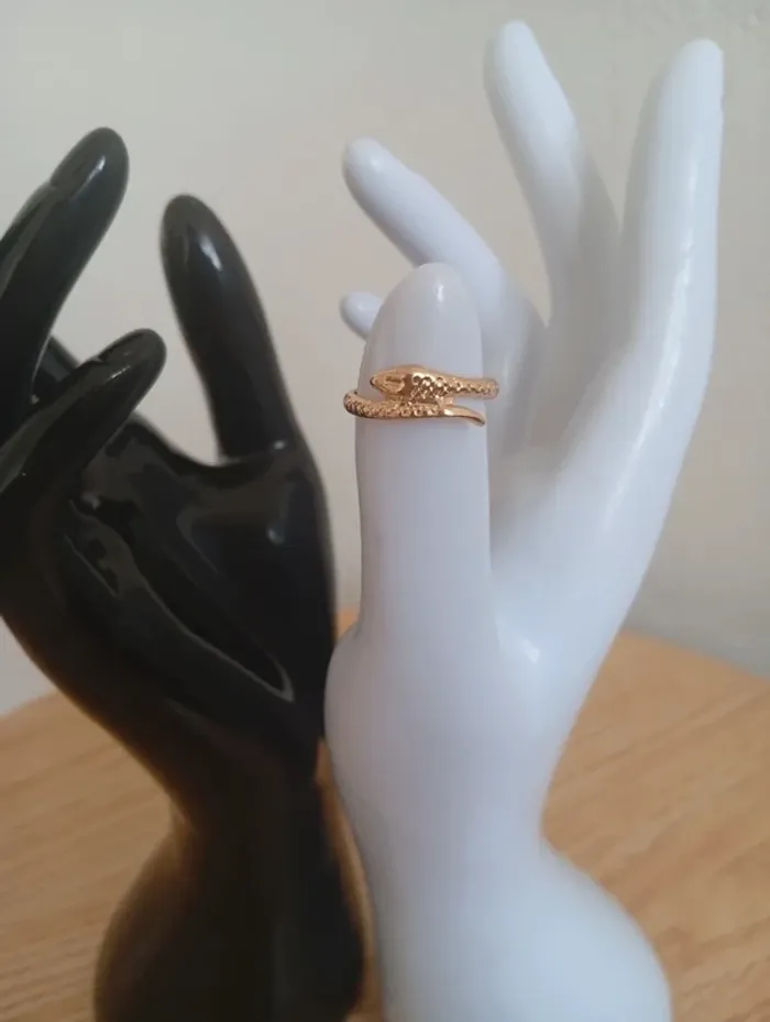 Bague serpent dorée 56 femme - photo numéro 2