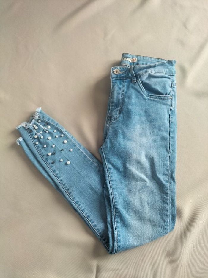 💙 Jeans skinny à perles - Taille 36 - DS Fashion 💙