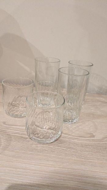 5 verres