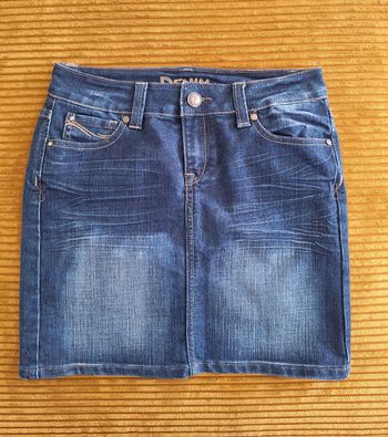 Jupe courte femme denim