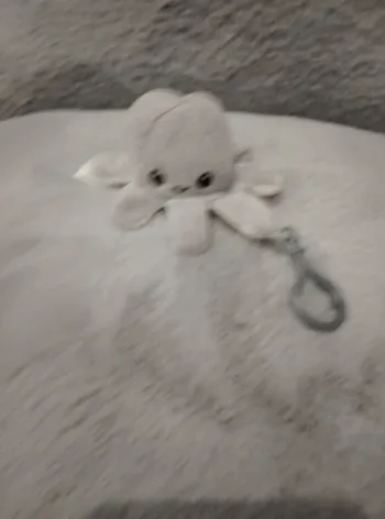 Porte clés peluche - Pieuvre poulpe réversible