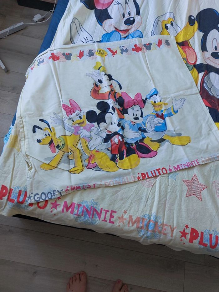 Housse de couette et taie d'oreiller Mickey - photo numéro 3