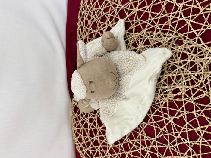 Doudou plat mouton NATURE ET DECOUVERTES beige - photo numéro 2