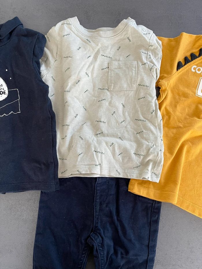 Lot de 3 tee-shirts à manches longues + un pantalon - photo numéro 3