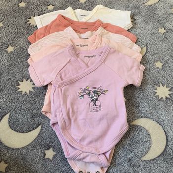 Lot 5 bodies MC Verbaudet 1 mois