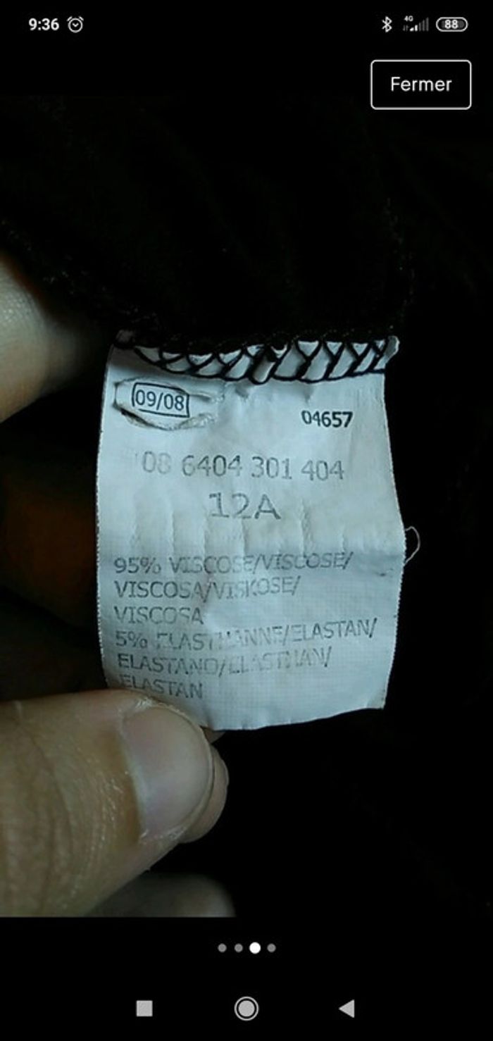 Sous pull Col roulé fille 12 ans - photo numéro 2