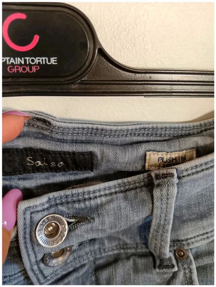 C27 jeans gris Salsa W33 - photo numéro 3