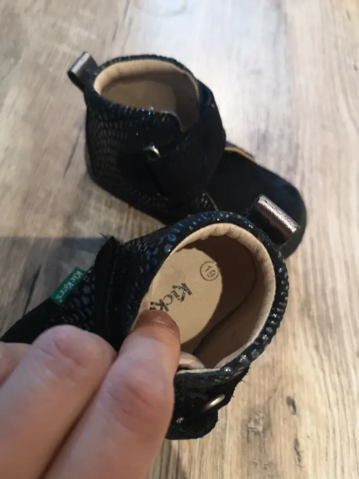 Bottine fille kickers noir 19 - photo numéro 6