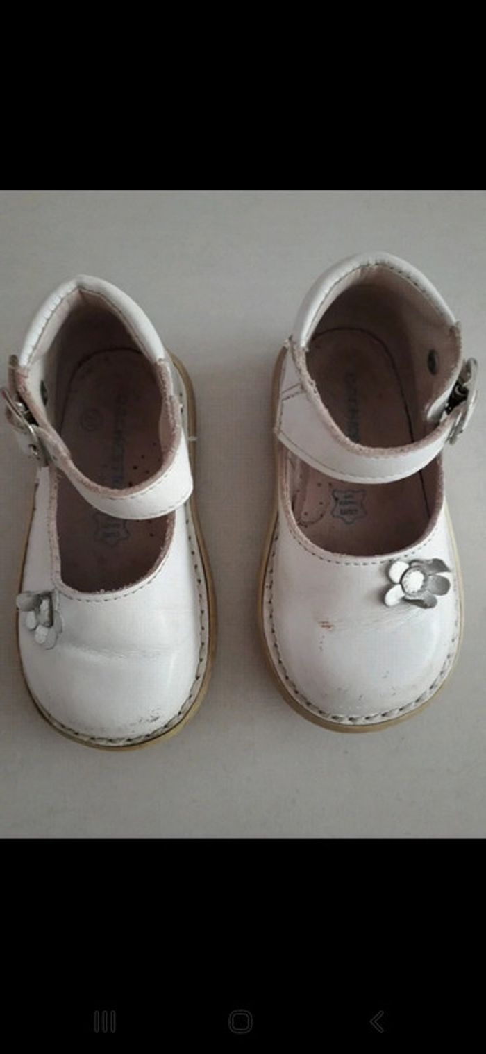 Ballerine fille cuir 21 Orchestra blanche - photo numéro 2