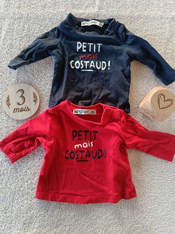 Tee-shirts 3 mois 