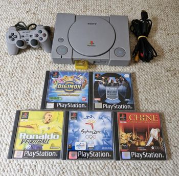 Console Sony ps1 PlayStation 1 et jeux