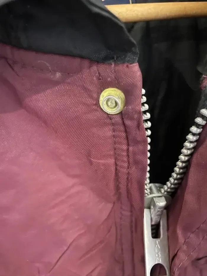 Parka jacket Oshkosh burgundy Mens XL - photo numéro 6