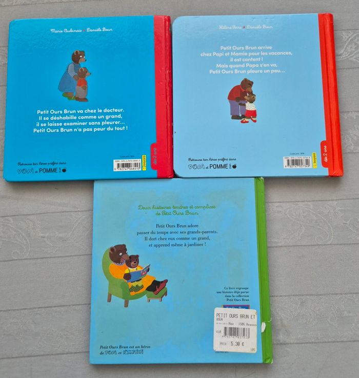 3 livres petit ours brun - photo numéro 5