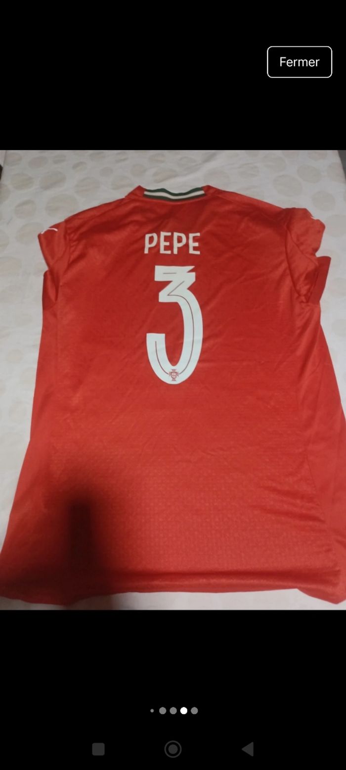 Tee shirt homme foot puma Portugal pepe taille 2XL domicile 2025 - photo numéro 7
