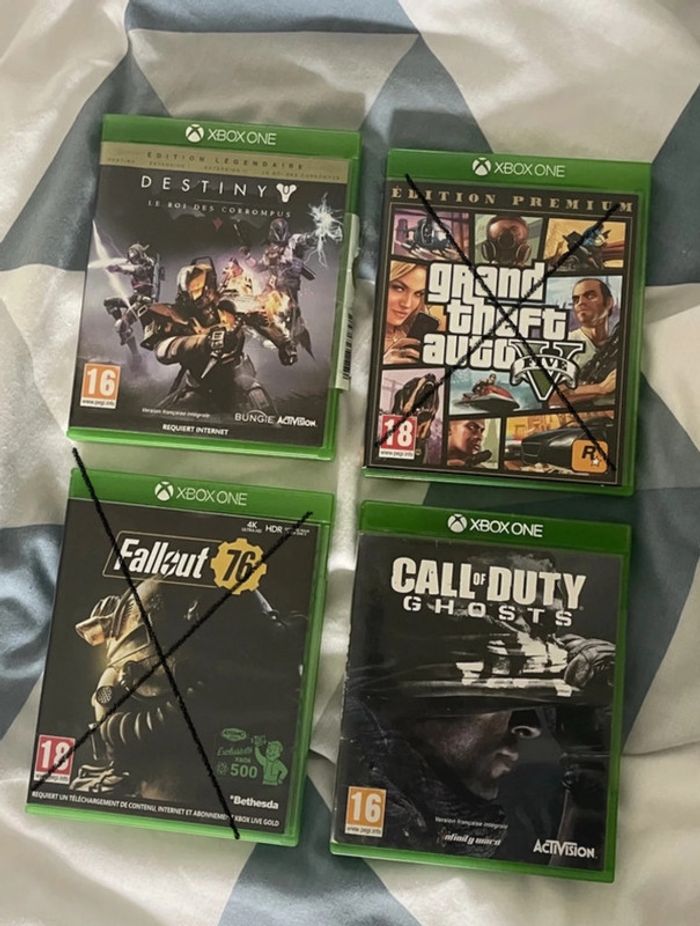 Lot jeux xbox one