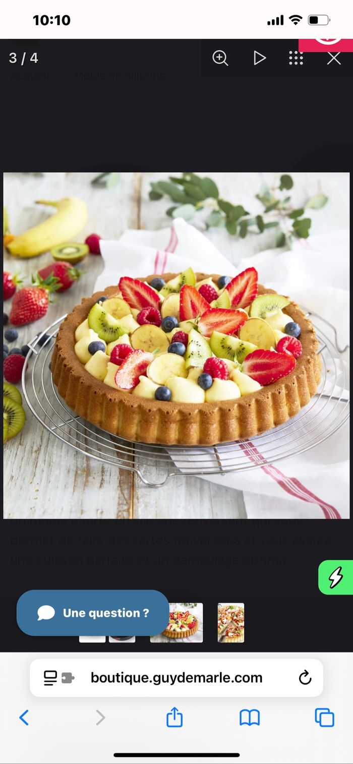 Moule tarte renversée Guy Demarle - photo numéro 3