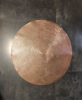 Grand Napperon plastique rose brillant