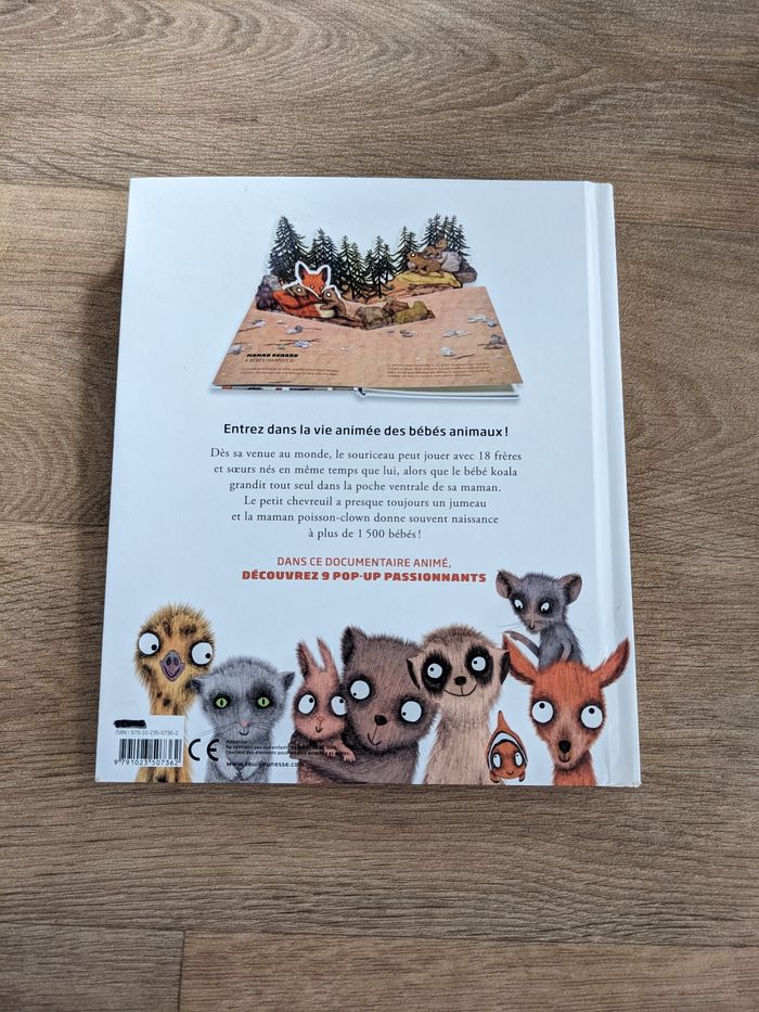 Livre pop up mille et un bébés animaux - photo numéro 3