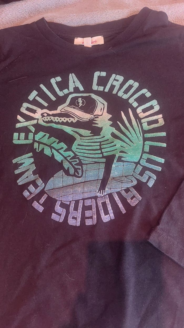 Ti shirt manches longues Catimini 8 ans - photo numéro 2