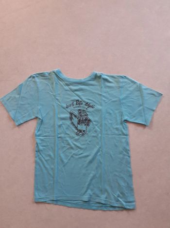 T-shirt bleu « Surf life style »