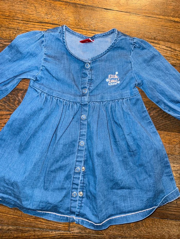 Robe denim s Oliver  12 mois - photo numéro 2