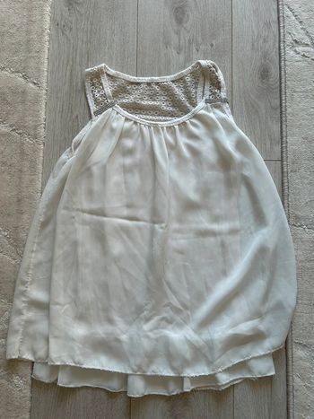 Débardeur blanc léger taille S