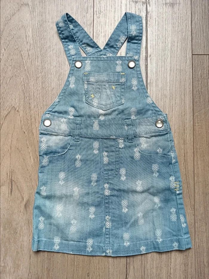 Robe jean ananas Grain de blé 18 mois