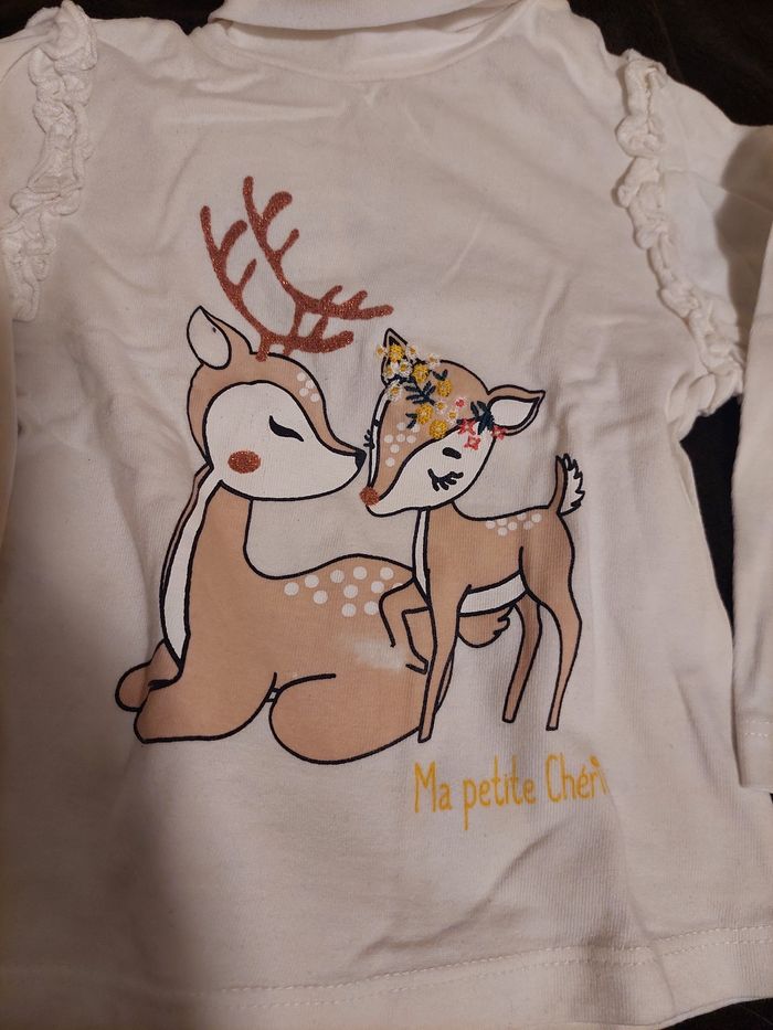Tee shirt col roulé - photo numéro 2