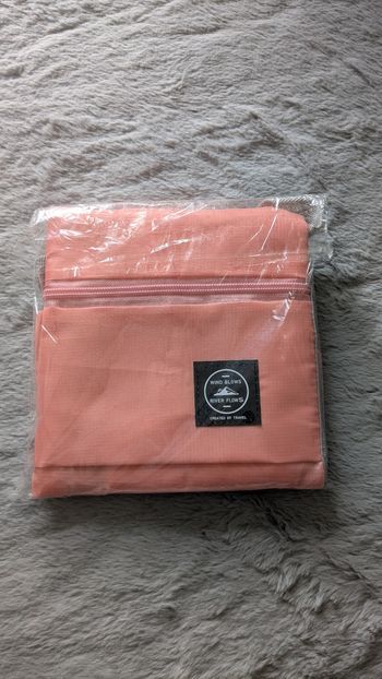 Sac de rangement pliable pour avion rose, sac de voyage