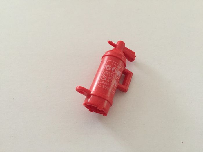 Extincteur 30647940 pièce détachée Playmobil 4822 Voiture de pompier #A33 - photo numéro 2