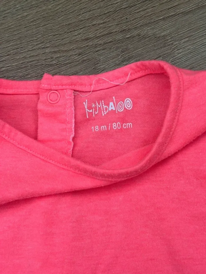 T-shirt rose Kimbaloo - photo numéro 2