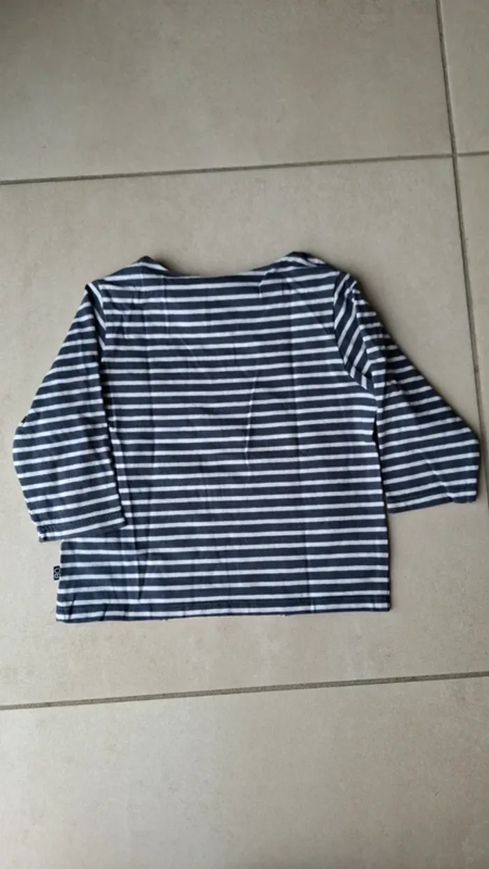 Lot 3 tee-shirts manches longues 12 mois - photo numéro 4
