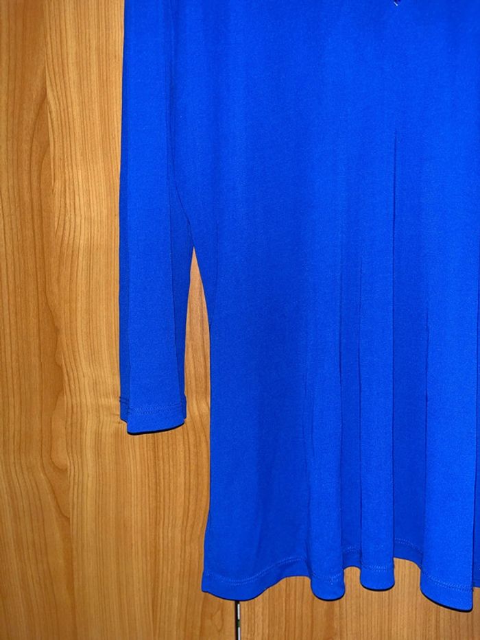 Blouse bleu marine manches longues Christine Laure T4 - photo numéro 2