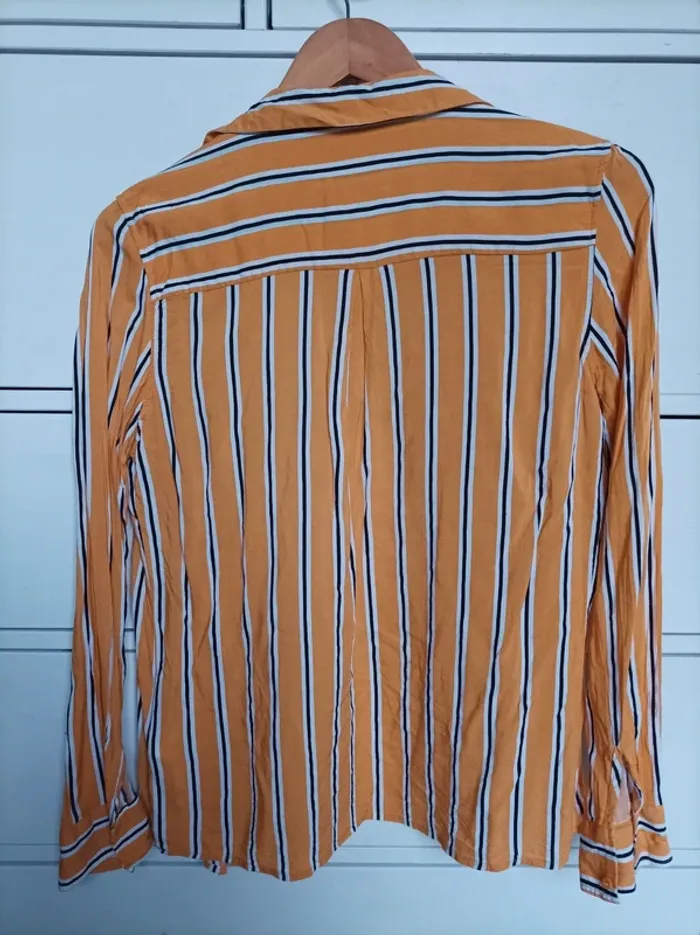 Chemise rayée jaune/blanc Jennyfer M - photo numéro 2