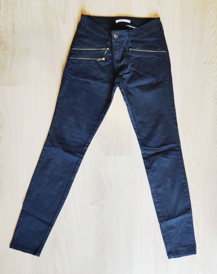 Jean slim brillant camaïeu