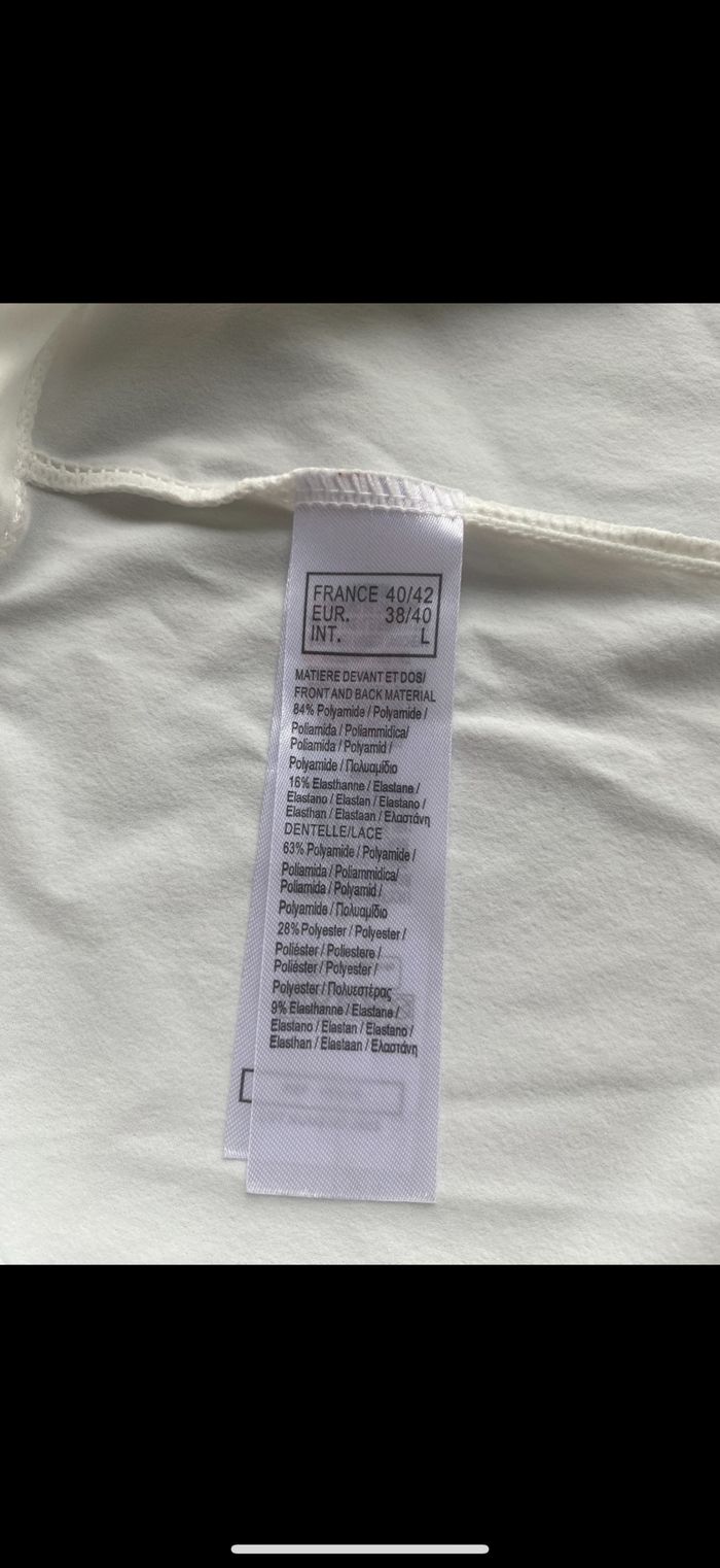 Short de nuit blanc Taille 40/42 - photo numéro 7