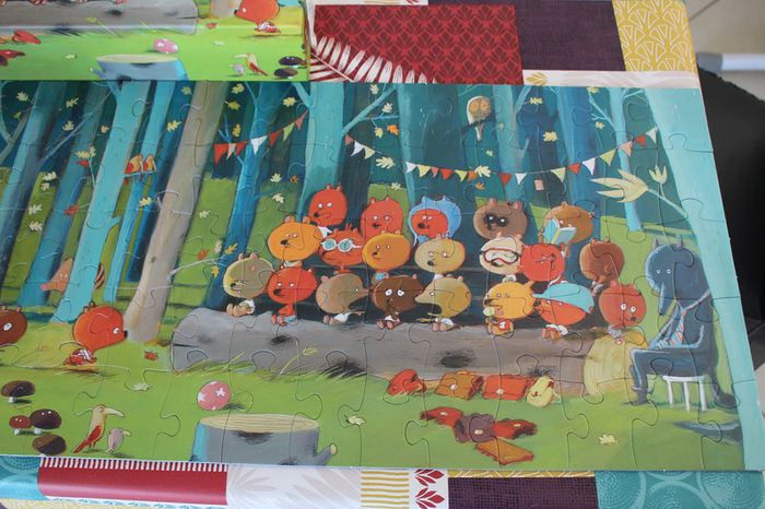 Djeco Puzzle Gallery Forest Friends 100 pcs 100% Complet - photo numéro 4