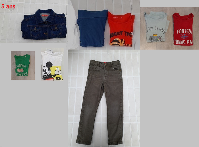 Lot de vêtemens 5 ans garçon