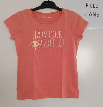 T-shirt mc 10 ans in extenso