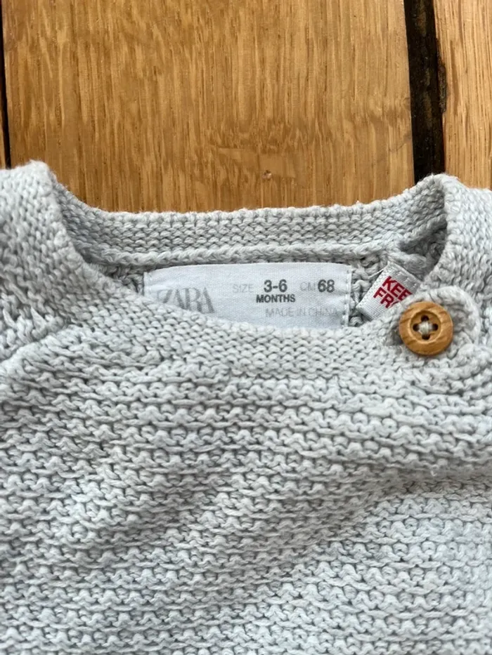 Gilet forme brassière bébé Zara - photo numéro 2