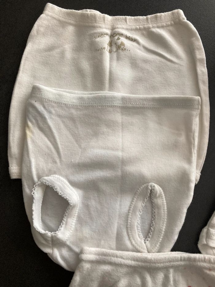 Lot ensemble culotte body bodys bébé fille 3 mois - photo numéro 3