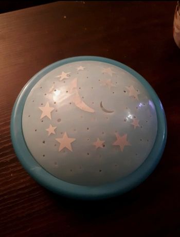 Veilleuse bleu enfant