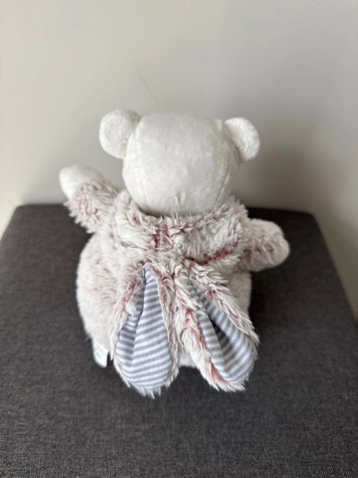 🧸 Peluche boule lapin-souris rose pale très bon état - photo numéro 8