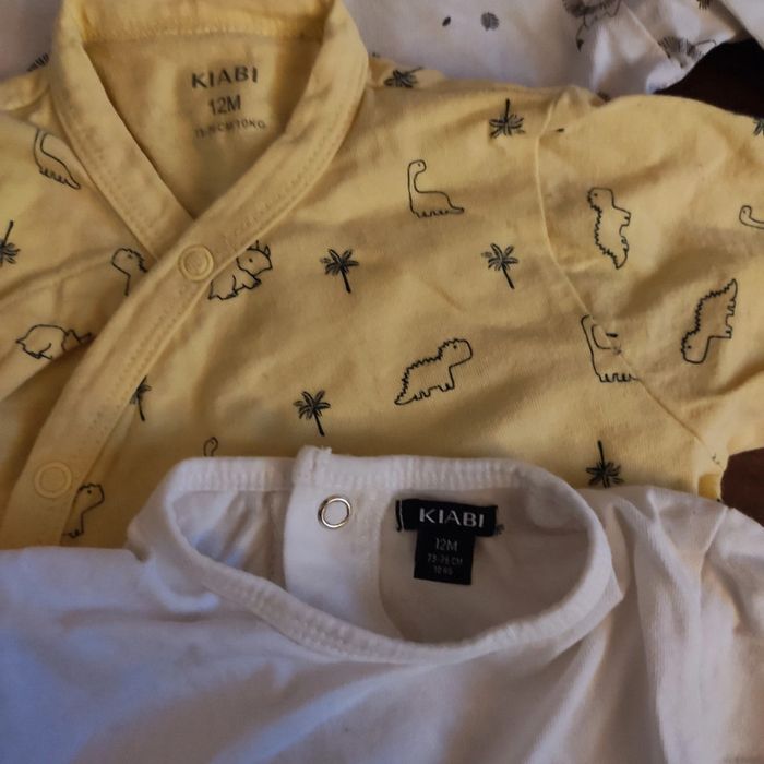 Lot 3 pyjamas légers Kiabi 12 mois - photo numéro 2