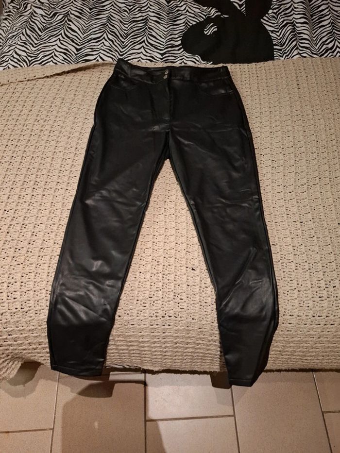 Pantalon en simili cuir de marque only